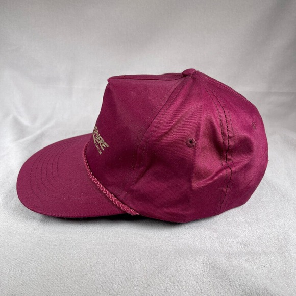 Stratosphere Las Vegas Hat Mens OS Red Snapback Cap A Frame Rope Burgundy - Picture 2 of 10